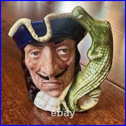 RARE Royal Doulton Character Jug Mini Captain Hook Old D6605 Must See! 1964