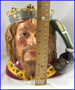 RARE! Royal Doulton Character Jug/Mug King Arthur Large D7055-Limited Edition
