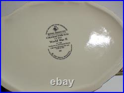 RARE Royal Doulton D7268 World War WWII US Army Soldier BIG Character Jug 31/350