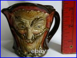 RARE Royal Doulton DEVIL w VERSE- MEPHISTOPHELES Character Jug BEAUTIFUL