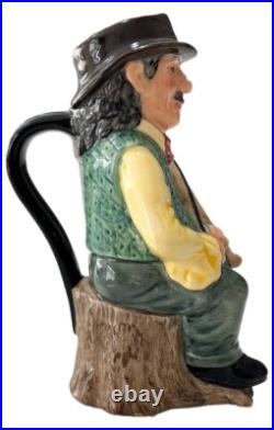 RARE Royal Doulton Romany Tobies Set D7139 Male D7140 Female Toby Jugs LTD EDN