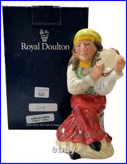 RARE Royal Doulton Romany Tobies Set D7139 Male D7140 Female Toby Jugs LTD EDN