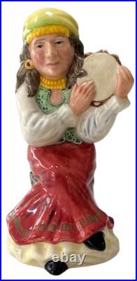 RARE Royal Doulton Romany Tobies Set D7139 Male D7140 Female Toby Jugs LTD EDN