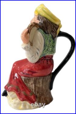 RARE Royal Doulton Romany Tobies Set D7139 Male D7140 Female Toby Jugs LTD EDN