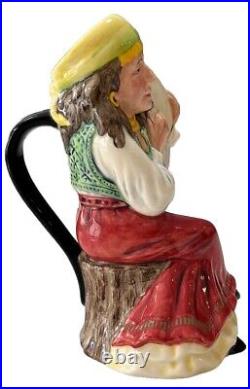 RARE Royal Doulton Romany Tobies Set D7139 Male D7140 Female Toby Jugs LTD EDN