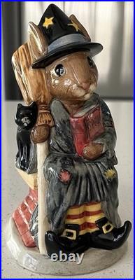 RARE Royal Doulton Witching-Time Bunnykins Toby Jug D7166 LIMITED EDN Box+ COA