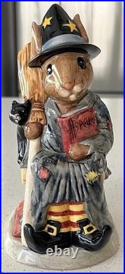 RARE Royal Doulton Witching-Time Bunnykins Toby Jug D7166 LIMITED EDN Box+ COA