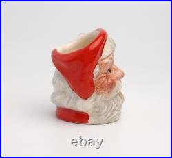 RARE Tiny Royal Doulton Santa Claus Candy Cane Toby Mug Candy Cane Handle 1.5