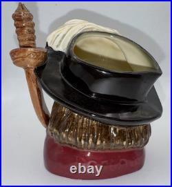 RARE Year Royal Doulton Toby Character Jug Mug Porthos 4 D6440 1953