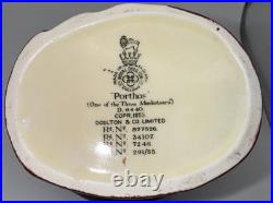 RARE Year Royal Doulton Toby Character Jug Mug Porthos 4 D6440 1953