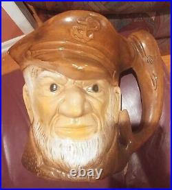ROYAL DOULTAN LARGE CHARACTER JUG. MADE IN ENGLAND. VERY RARE. YEAR 1940s