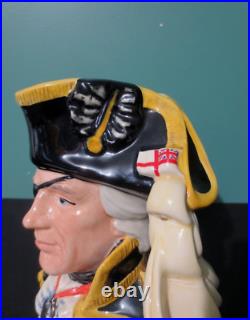 ROYAL DOULTON 1992 Character Jug of the Year VICE-ADMIRAL LORD NELSON with COA
