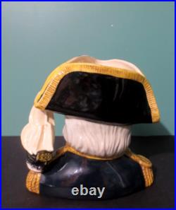 ROYAL DOULTON 1992 Character Jug of the Year VICE-ADMIRAL LORD NELSON with COA