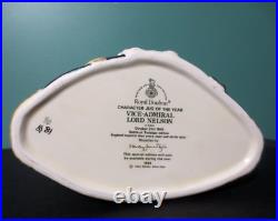 ROYAL DOULTON 1992 Character Jug of the Year VICE-ADMIRAL LORD NELSON with COA