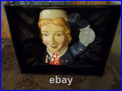 ROYAL DOULTON 5 NURSE Character Toby Jug D7216 signed plus ORIGINAL BOX