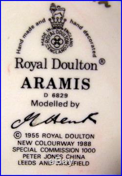 ROYAL DOULTON ARAMIS Character Jug (signed) SPECIAL COLOURWAY Version