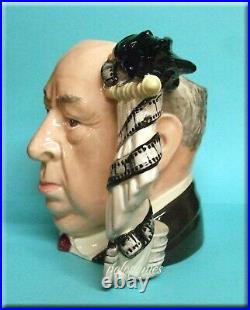 ROYAL DOULTON Alfred Hitchcock D6987 Large Character Jug Entertainers Series