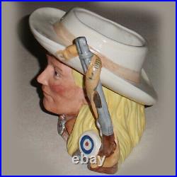 ROYAL DOULTON Annie Oakley Character Jug 5.5 NEW NEVER USED D6732 made England