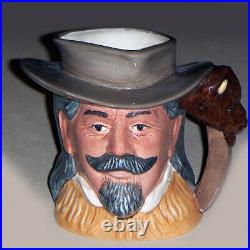 ROYAL DOULTON Buffalo Bill Character Jug 5.5 NEW NEVER USED D6735 made England