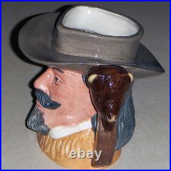 ROYAL DOULTON Buffalo Bill Character Jug 5.5 NEW NEVER USED D6735 made England