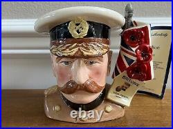 ROYAL DOULTON CHARACTER JUG LORD KITCHENER D7148 With COA 197/1500 LIMITED EDITION