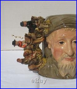 Royal Doulton Character Toby Jug Geoffrey Chaucher