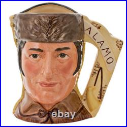 ROYAL DOULTON Crockett & Santa Anna Character Jug NEW NEVER USED D6729 England