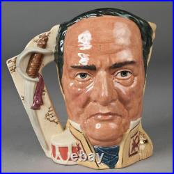 ROYAL DOULTON Crockett & Santa Anna Character Jug NEW NEVER USED D6729 England