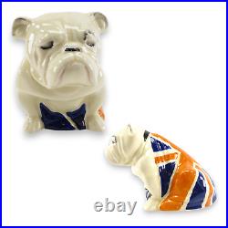 ROYAL DOULTON ENGLISH BULLDOG UNION JACK CHARACTER FIGURINE R&N 645658 circa 40s