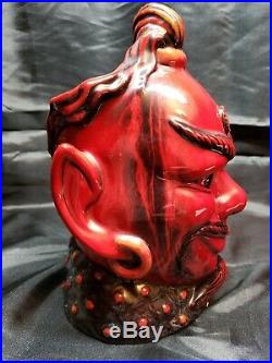 ROYAL DOULTON FLAMBE CHARACTER JUG ALADDINS GENIE LTD ED With COA XLNT COND