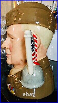 ROYAL DOULTON GENERAL EISENHOWER CHARACTER TOBY JUG. D6937 ONE of 1000 MADE