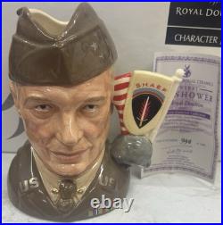 ROYAL DOULTON GENERAL EISENHOWER D6937 LTD/ED LARGE CHARACTER JUG Mint