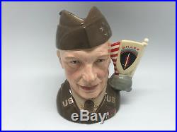ROYAL DOULTON General Eisenhower D6937 Large Character Jug #/1000 RARE