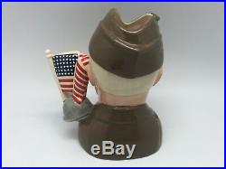 ROYAL DOULTON General Eisenhower D6937 Large Character Jug #/1000 RARE