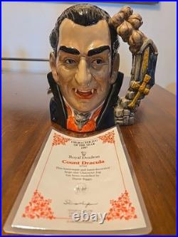 ROYAL DOULTON JUG COUNT DRACULA D 7053. Fantastic condition. Ships safely