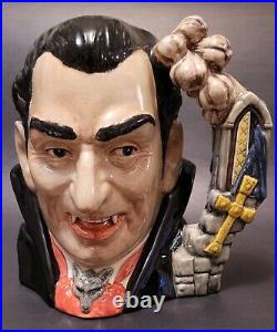 ROYAL DOULTON JUG COUNT DRACULA. D 7053. Large 7.25. Character jug year 1997