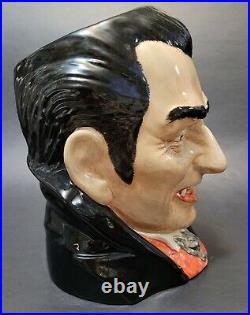 ROYAL DOULTON JUG COUNT DRACULA. D 7053. Large 7.25. Character jug year 1997