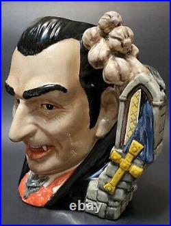 ROYAL DOULTON JUG COUNT DRACULA. D 7053. Large 7.25. Character jug year 1997