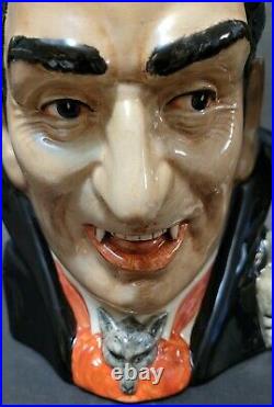 ROYAL DOULTON JUG COUNT DRACULA. D 7053. Large 7.25. Character jug year 1997