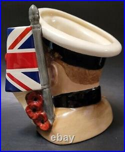 ROYAL DOULTON JUG LORD KITCHENER. D 7148. With COA. LTD edition #55 of 1500