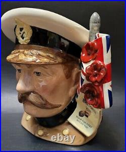 ROYAL DOULTON JUG LORD KITCHENER. D 7148. With COA. LTD edition #55 of 1500