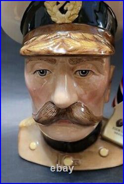 ROYAL DOULTON JUG LORD KITCHENER. D 7148. With COA. LTD edition #55 of 1500