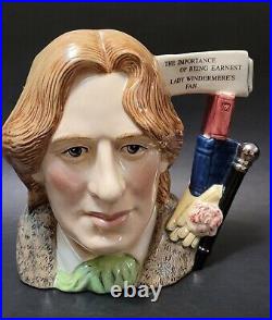 ROYAL DOULTON JUG OSCAR WILDE. D 7146. 7. Character jug 2000. With COA. Perfect