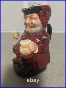 ROYAL DOULTON John Flagstaff Toby Mug Jug Shakespeare Character 5.5 Tall