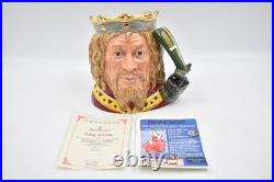 ROYAL DOULTON'KING ARTHUR' LARGE CHARACTER JUG D7055 1996 LTD. TO 1500 With COA