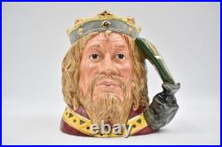ROYAL DOULTON'KING ARTHUR' LARGE CHARACTER JUG D7055 1996 LTD. TO 1500 With COA