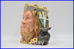 ROYAL DOULTON'KING ARTHUR' LARGE CHARACTER JUG D7055 1996 LTD. TO 1500 With COA
