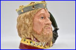 ROYAL DOULTON'KING ARTHUR' LARGE CHARACTER JUG D7055 1996 LTD. TO 1500 With COA