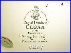 Royal Doulton Large Character Jug Elgar D 7118 England 1998