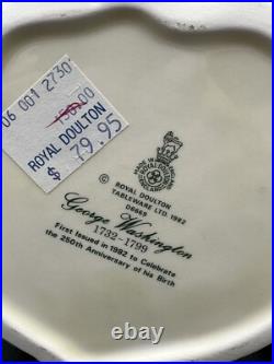 ROYAL DOULTON LARGE CHARACTER JUG George Washington D 6669. Large. With Box